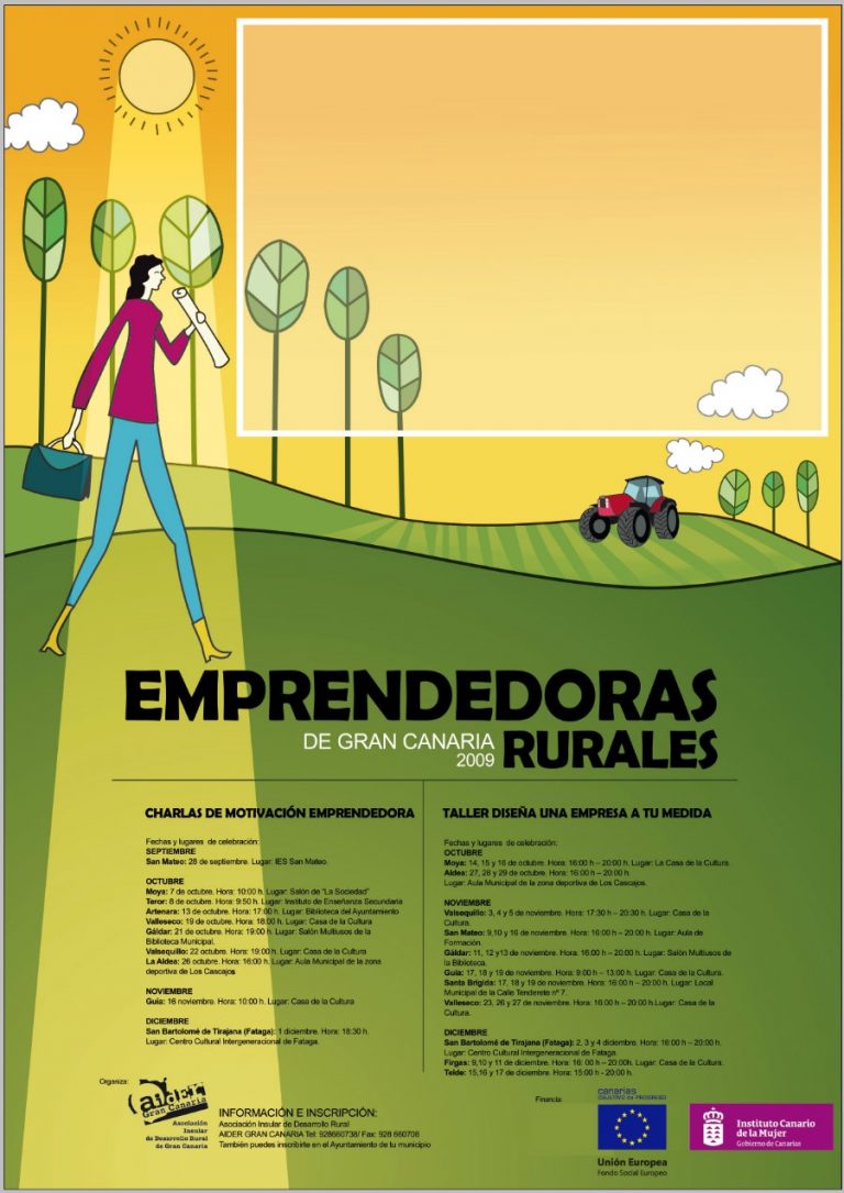 Emprendedoras Rurales de Gran Canaria. 2009