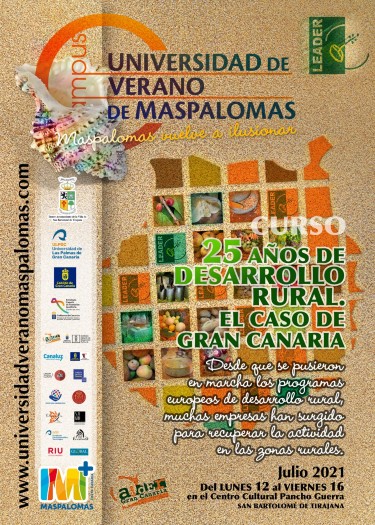 Cartel de la Universidad de Verano de Maspalomas